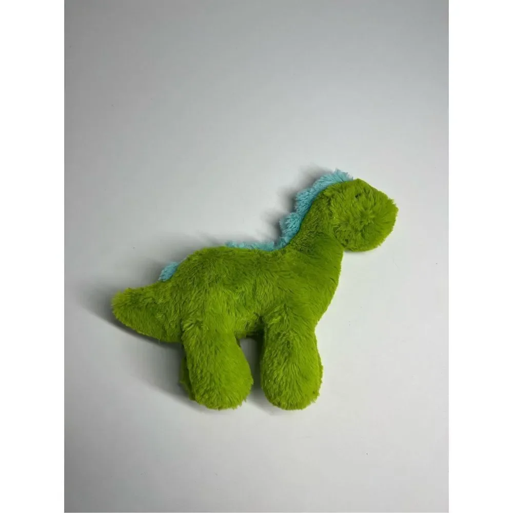 The Manhattan Toy Company Dinosaur Stuffed Animal Green Blue 8”